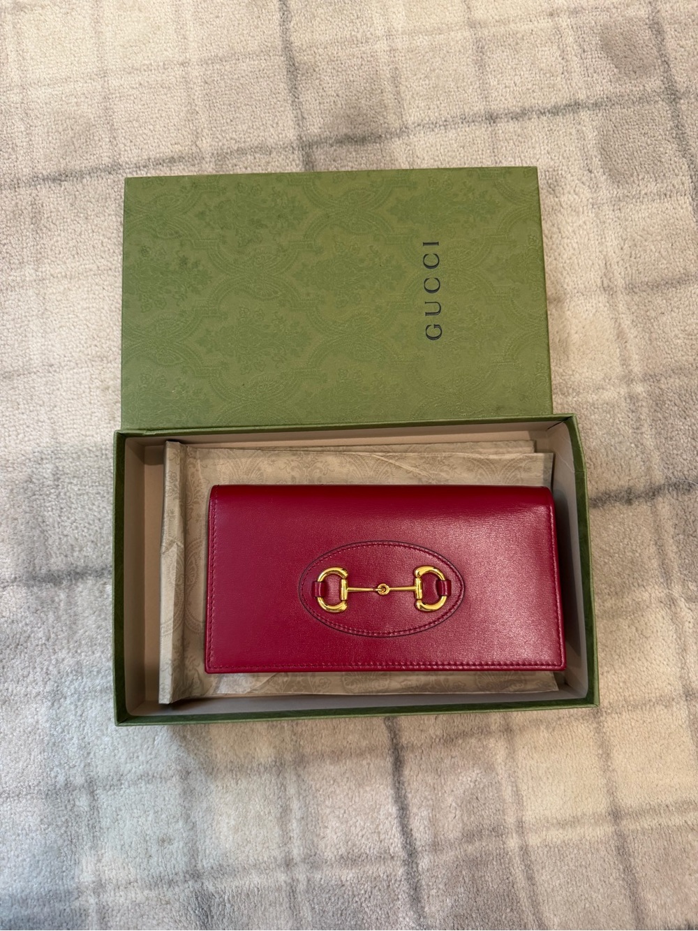 Gucci Horsebit 1955 Crossbody Wallet with Chain